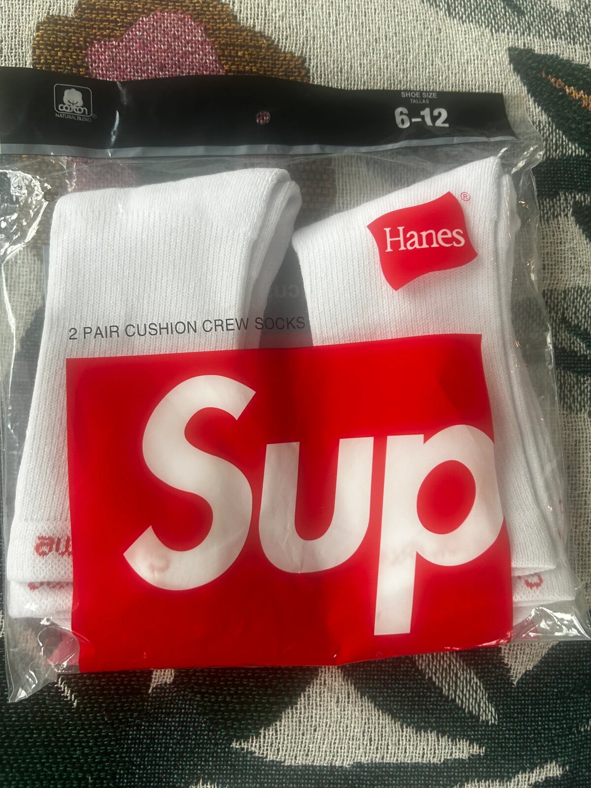 White Crew Socks — 2 Pack